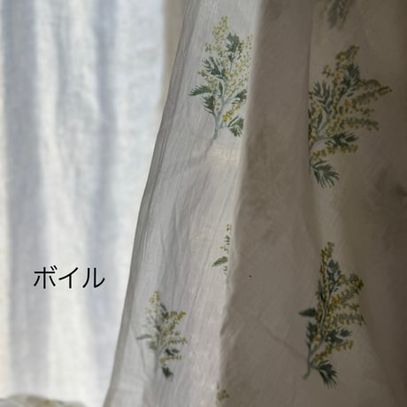 厚さが選べる Original サンガネールハンドブロックプリントーMimosaー　５０cm単位