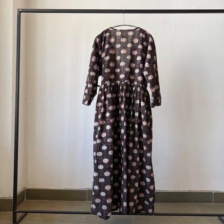 ルクツル　ローブー「Jodhpurロング丈」・バグルー伝統染めハンドブロックプリント