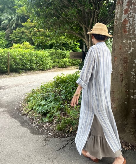 MAZA ロングクルタ　カディ厚手