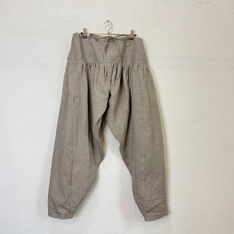 ルクツル　サルワールパンツーナチュラル リネン×オーガニックコットンー