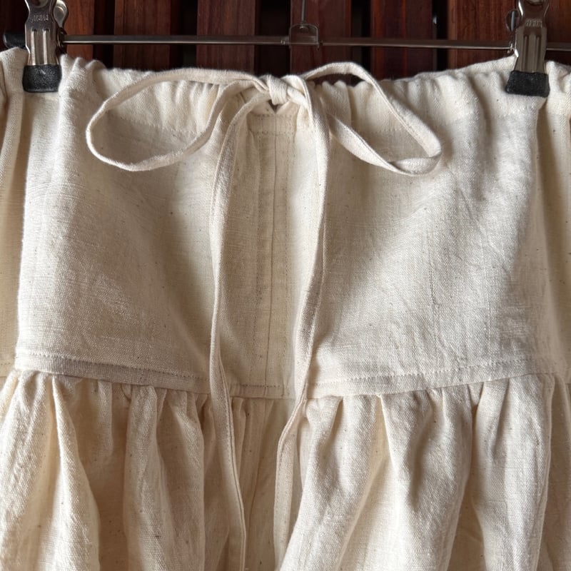 ルクツル サルワールパンツ ラジャスターンカディ ナチュラルホワイト