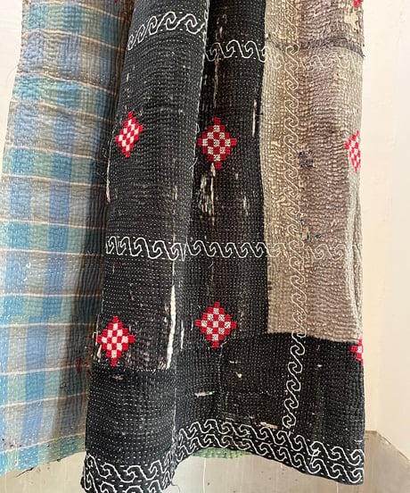 Kantha　オールドカンタ　マルチキルト　20