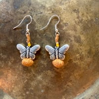 糸細工のピアス　g