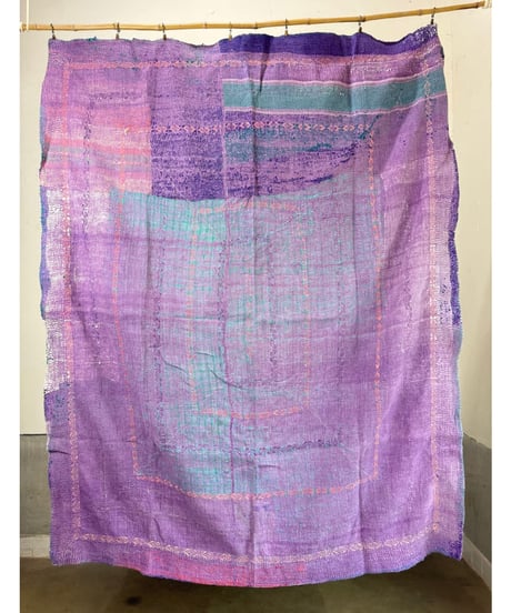Kantha　オールドカンタ　マルチキルト　53
