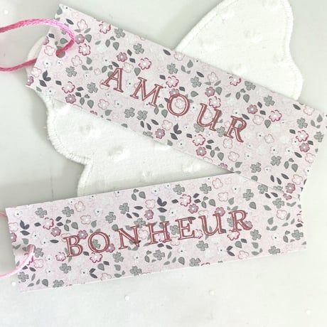 T-48 tag  le printemps タグ BONHEUR/AMOUR20枚