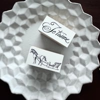 Mon petit STAMP スタンプ  Je taime / Cheval de Bonheur