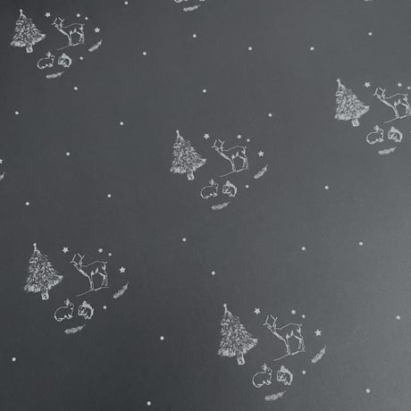 【ゆうパック】 wrapping paper A3   Les amis de la forêt  10枚/30枚/50枚/100枚