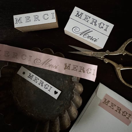 Mon petit STAMP スタンプ MS-NC013 MERCI
