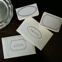Mon petit STAMP スタンプ frame  carré/ ovale