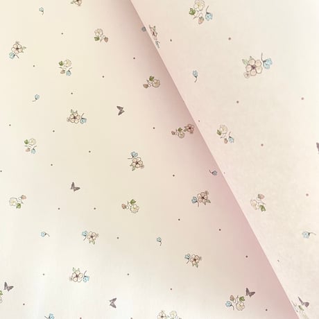 【クリックポスト】 10枚 ★ ラッピングペーパー A3 petit fleur
