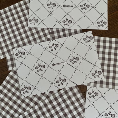 M-163 messagecard ★  fleurs d'automne♡ 25枚/50枚/100枚