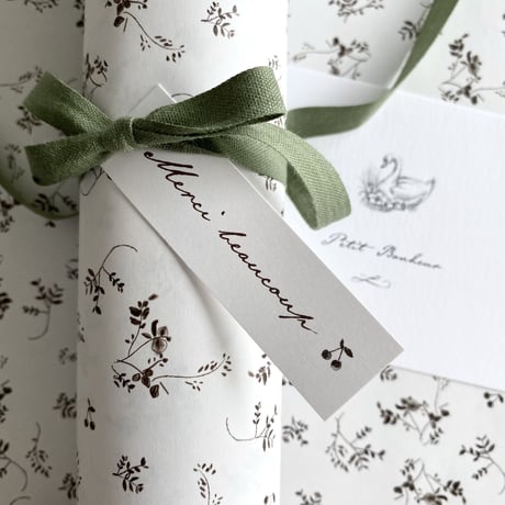 【ゆうパック】 wrapping paper A3  Promenade d'automne 10枚/30枚/50枚/100枚