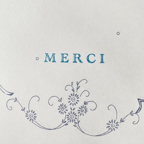 mon petit tampon  スタンプ   mercerie M E R C I