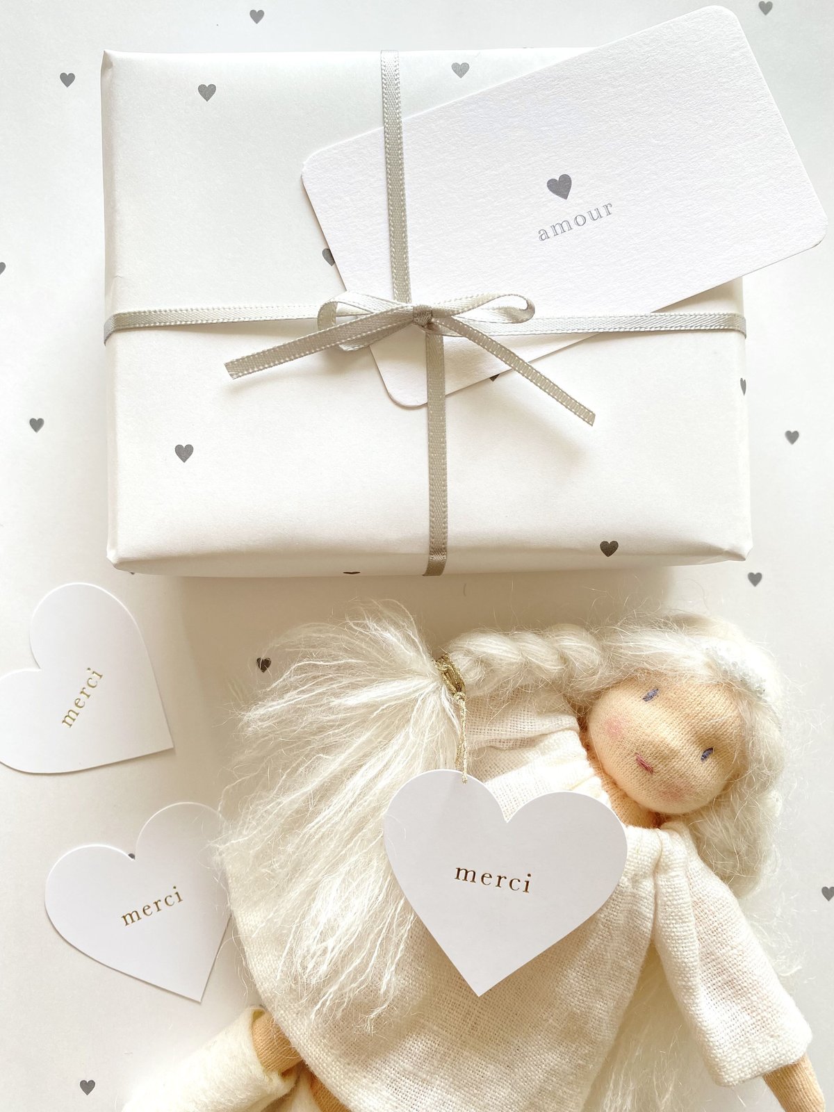 ゆうパック】 ラッピングペーパー A3 mon petit cœur 10枚/30枚/5