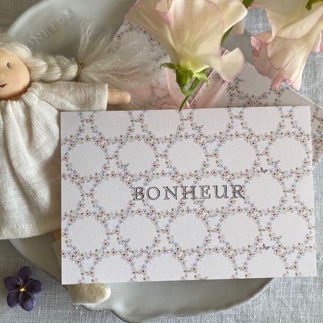 ポストカード ♡  Couronne de Fleurs