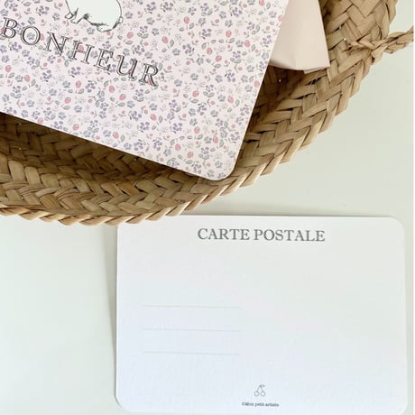 ポストカード ♡ Bonjour monpetit lapin