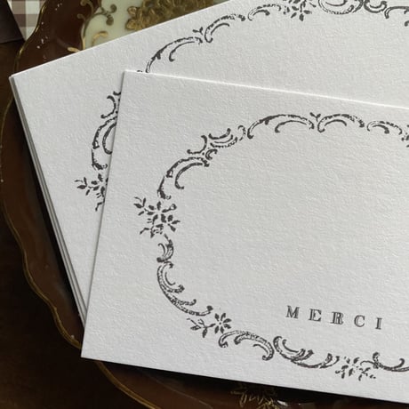 M-145 messagecard ★ frame classique MERCI 25枚
