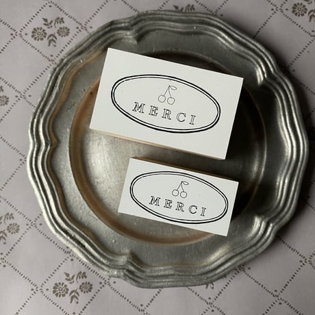 Mon petit STAMP スタンプ   Oval Cerise