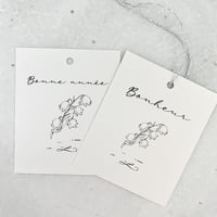 T-49 mini tag  muguet 20枚 Bonheur/Bonne année