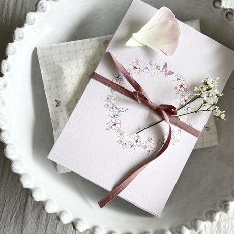 ポストカード ♡  Couronne de Fleurs