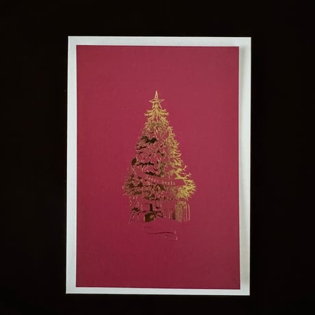 カード ♡  sapin de Noël ♡ 封筒つき