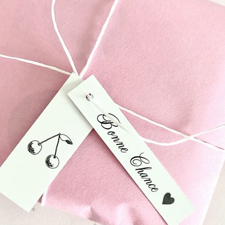 T- 37 mini tag  Bonne Chance❤︎   30枚