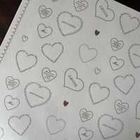 【ゆうパック】wrapping paper A3 Tout mon amour 10枚/30枚/50枚/100枚