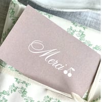 M-75 messagecard ★ cerise rose Merci  25枚