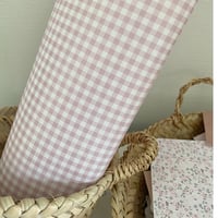 【クリックポスト】 10枚 ★ ラッピングペーパー A3  carreaux rose ギンガムチェック