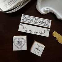 Mon petit STAMP スタンプ   classique motifs / motifs cœur