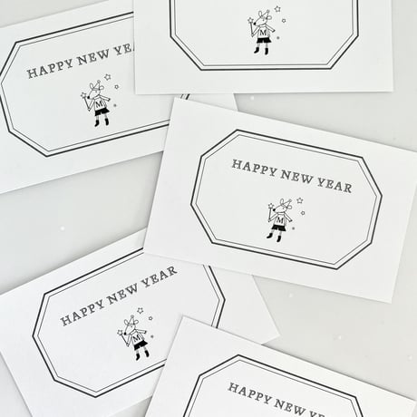M-107 messagecard ★ monsieurねずみくんのHappynewyear 25枚
