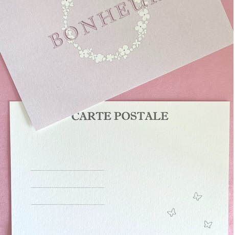 ポストカード ♡ Couronne BONHEUR