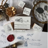 スタンプセット Les petits amis de la forêt ★Mon petit Noël 2025