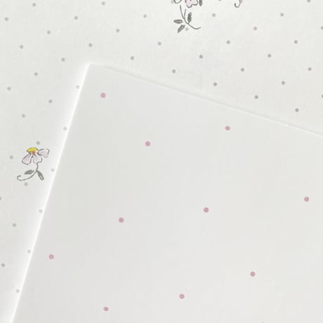 ポストカードサイズ カード★ petit dot  rose  15枚/30枚/50枚/100枚/200枚
