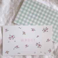 M-148 messagecard ★  Bonjour mon petit jardin♡ 25枚/50枚/100枚