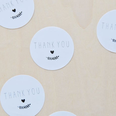 thank you ★ sticker petit wreath (25枚入り)