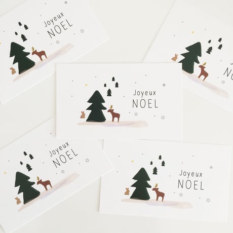 N-24 messagecard ★ Joyeux Noël 20枚