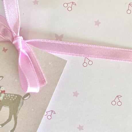 【ゆうパック】100枚 ★ wrapping paper A3Bonbon cerise papillon