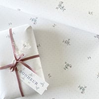 【ゆうパック】 wrapping paper A3  mercerie petit fleur 10枚/30枚/50枚/100枚