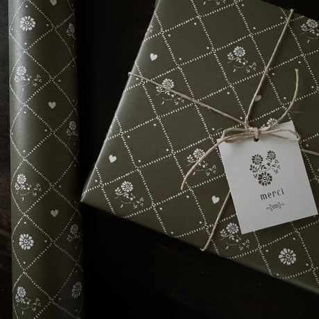 【ゆうパック】wrapping paper A3 fleur automnale 10枚/30枚/50枚/100枚