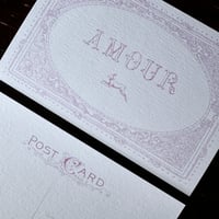 ポストカード ♡  mon petit LAPIN ♡ AMOUR