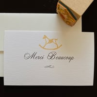 mon petit tampon スタンプ  木馬 Cheval à bascule