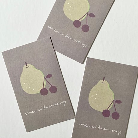 M-97 messagecard ★ poire&cerise 25枚
