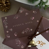 N-143 messagecard ★ Rose d’automne JOYEUX  NOEL 24枚