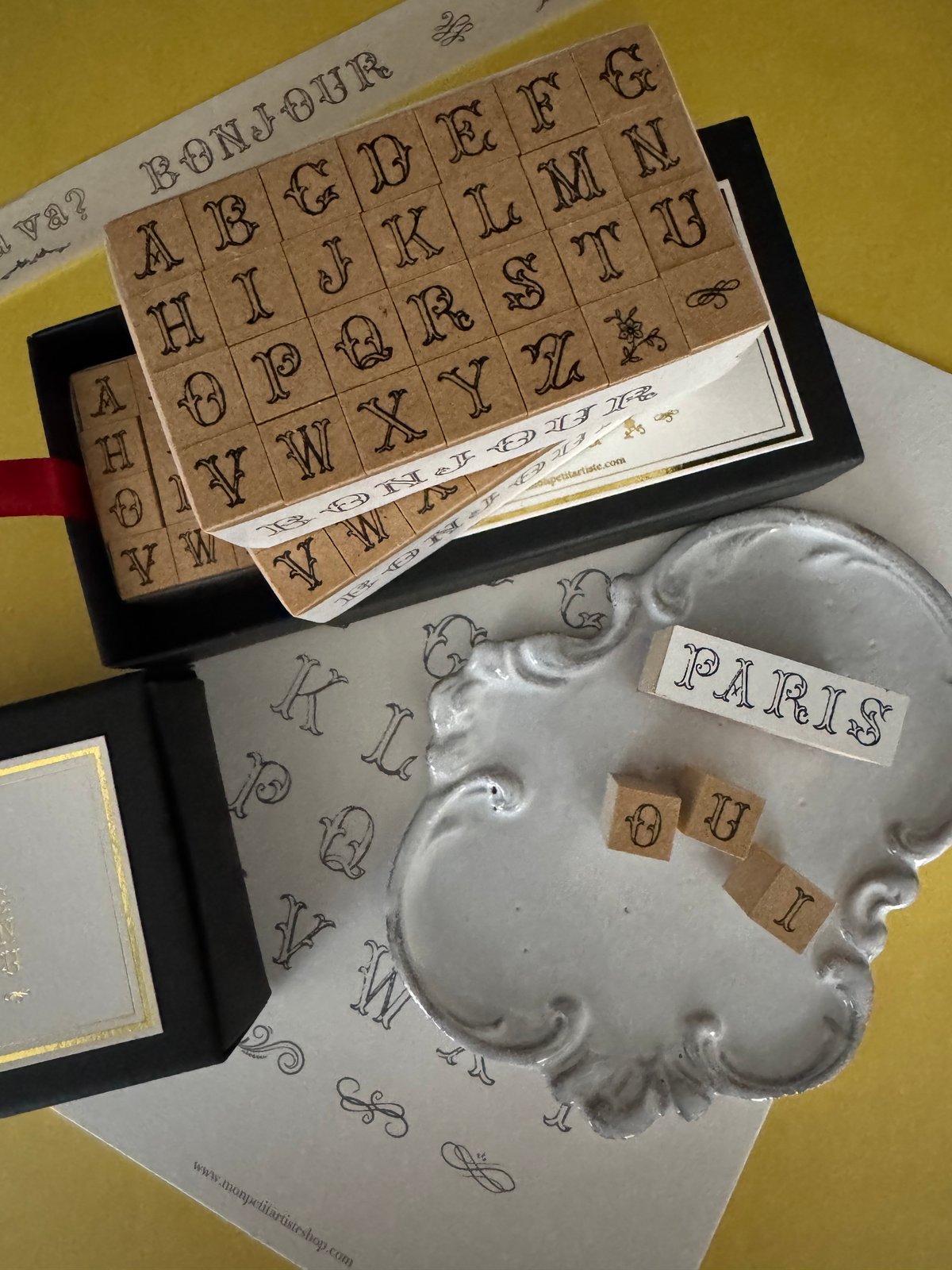 ご予約オーダー会】スタンプセット Mon petit alphabet mini