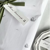 【ゆうパック】30枚★ wrapping paper A3 Le lac des cygnes スワン