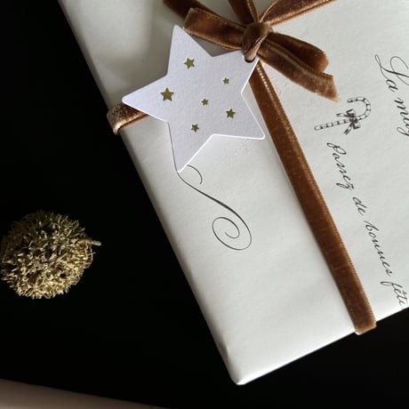 【ゆうパック】 10枚★ wrapping paper A3  Joyeux Noël