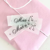 T- 75 mini tag  Cerise Merci トレーシングペーパー  30枚
