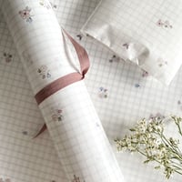 【ゆうパック】 30枚 ★ wrapping paper A3  Panier de fleurs