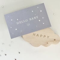 M-103 messagecard ★  etoile HELLO BABY 25枚